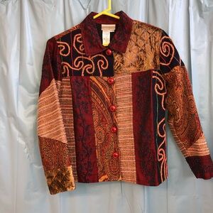 Coldwater Creek vintage patchwork jacket